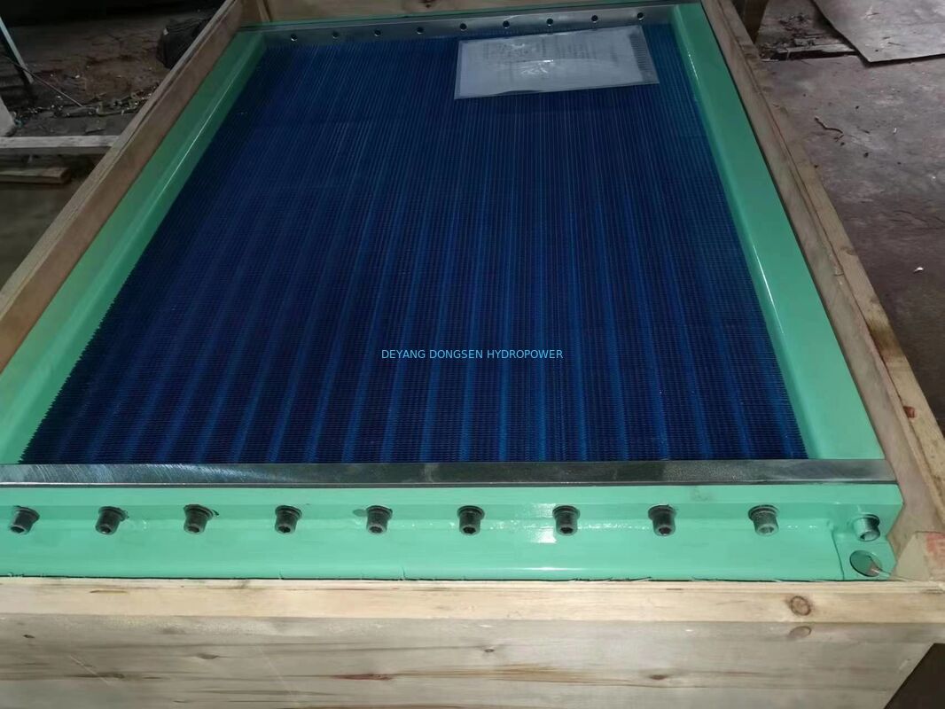 Forced Air Oil Cooler 150kW Hydro Generator Bearing Lubrication Cooling Coil Assembly