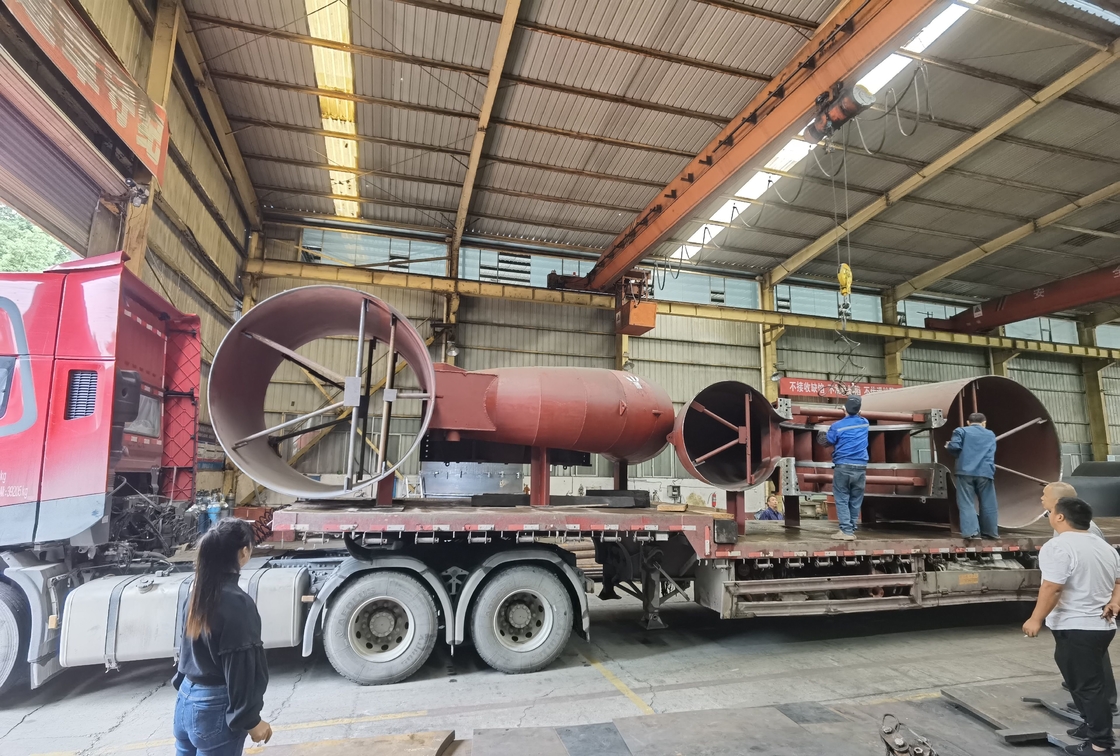 Υψηλής ποιότητας τουρμπίνα νερού Francis 200kw 500kw Εξόραση με γεννήτρια με βούρτσα ή χωρίς βούρτσα