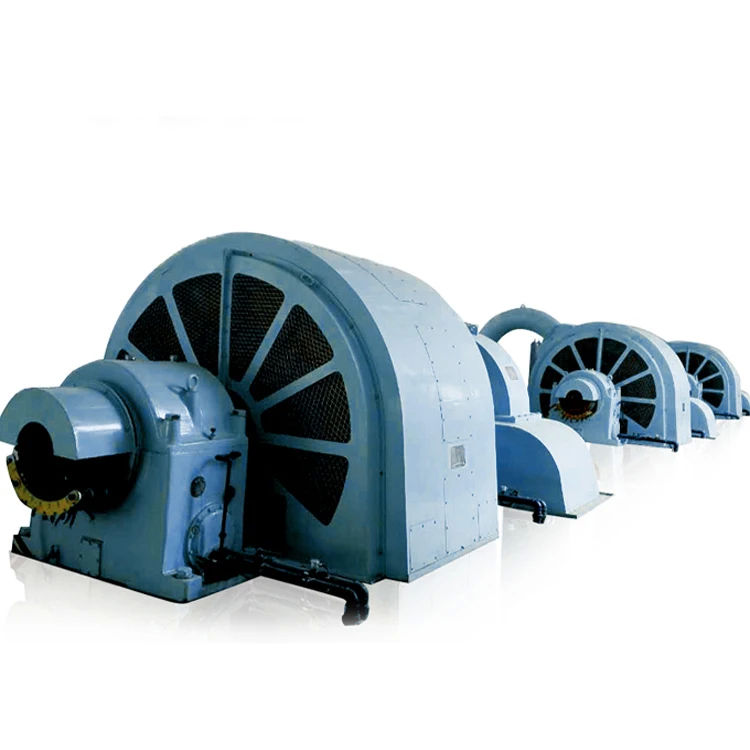 100kw-50mw Γεννήτρια τουρμπίνης Pelton από ανοξείδωτο χάλυβα χυτοσίδηρο F Μόνωση Ψύξη αέρα / λάδι 6-10kV Διοικητική τάση