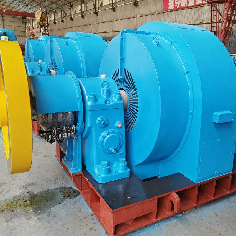 Ατσάλινο Kaplan Γεννήτρια υδροτουρμπίνων 100-20MW 0,8-0,9 Δυναμικός παράγοντας Προσαρμοσμένο χρώμα