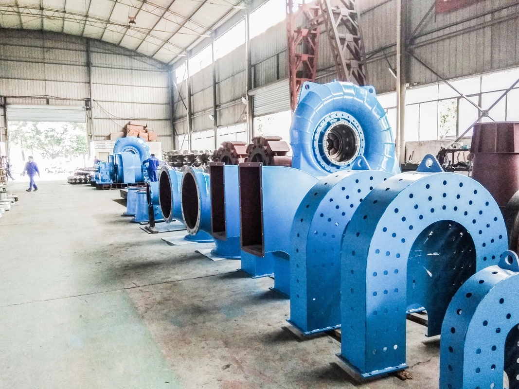 300kw-20mw Francis Hydroturbine Generator για ειδική κεφαλή Προσαρμόσιμη χωρητικότητα με συχνότητα 50HZ/60HZ