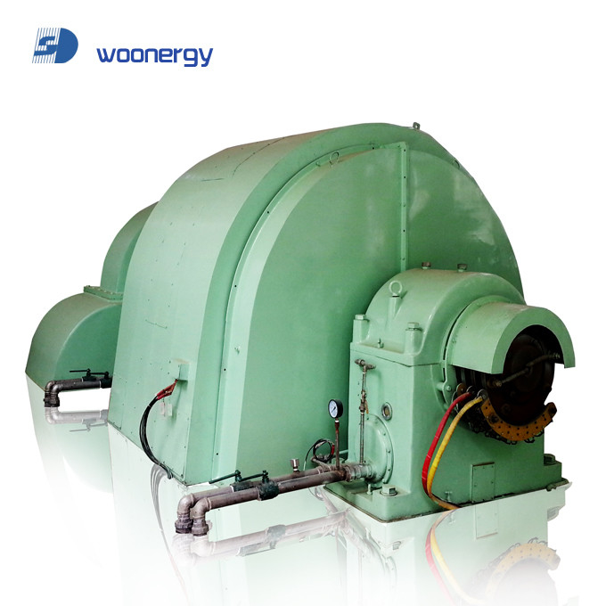 100kW - 50MW ανεξάντλητος χάλυβα υψηλής κεφαλής τουρμπίνα Pelton με ονομαστική τάση 6-10kV και ψύξη αέρα / λάδι