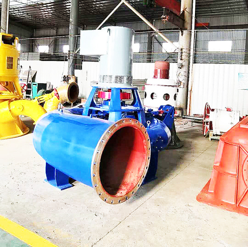 Δυνατότητα Γεννήτρια υδροτουρμπίνης 200kw-20mw Κεφαλή νερού 5m-500m RPM 450-1000rpm