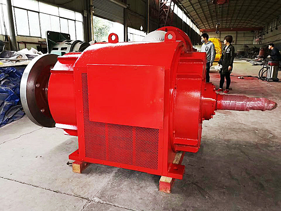 Βερτικάλιος γεννήτης υδροτριβάνης 200kw-20mw Ηλεκτρική ισχύς Διορισμένη συχνότητα 50Hz/60Hz Προσαρμοσμένο χρώμα Αέρος/Νερό