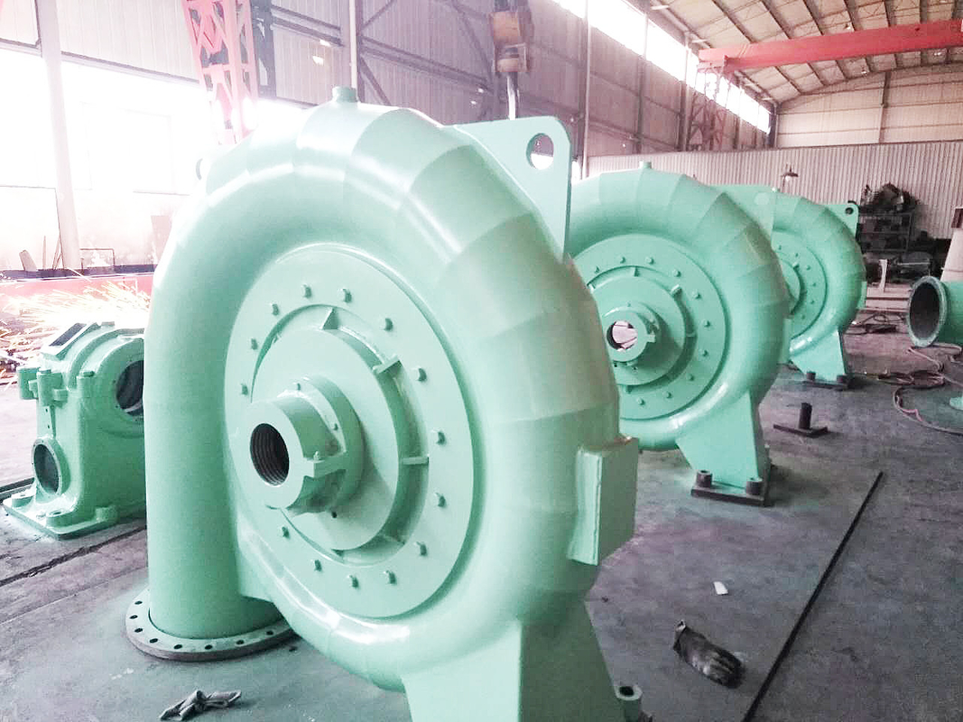 Δυνατότητα 200kw-20mw Ατσάλι Ατσάλι Hydro Turbine Generator Για 5m-500m κεφαλή νερού