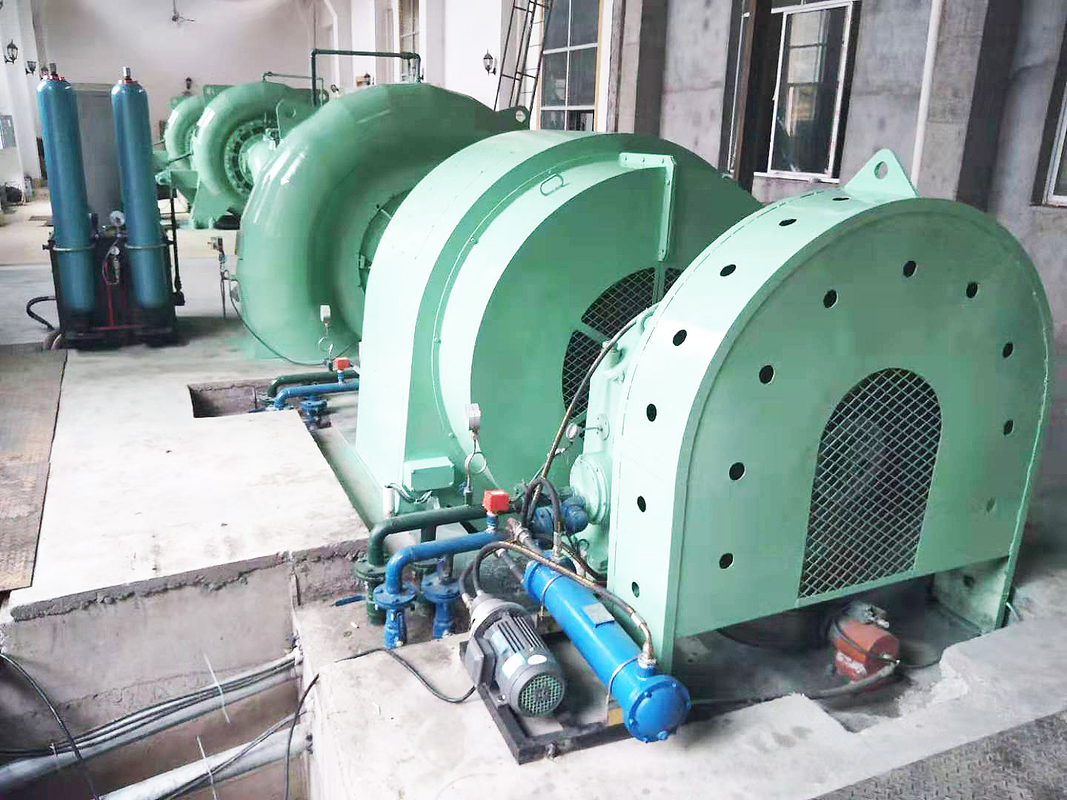 Δυνατότητα 200kw-20mw Ατσάλι Ατσάλι Hydro Turbine Generator Για 5m-500m κεφαλή νερού
