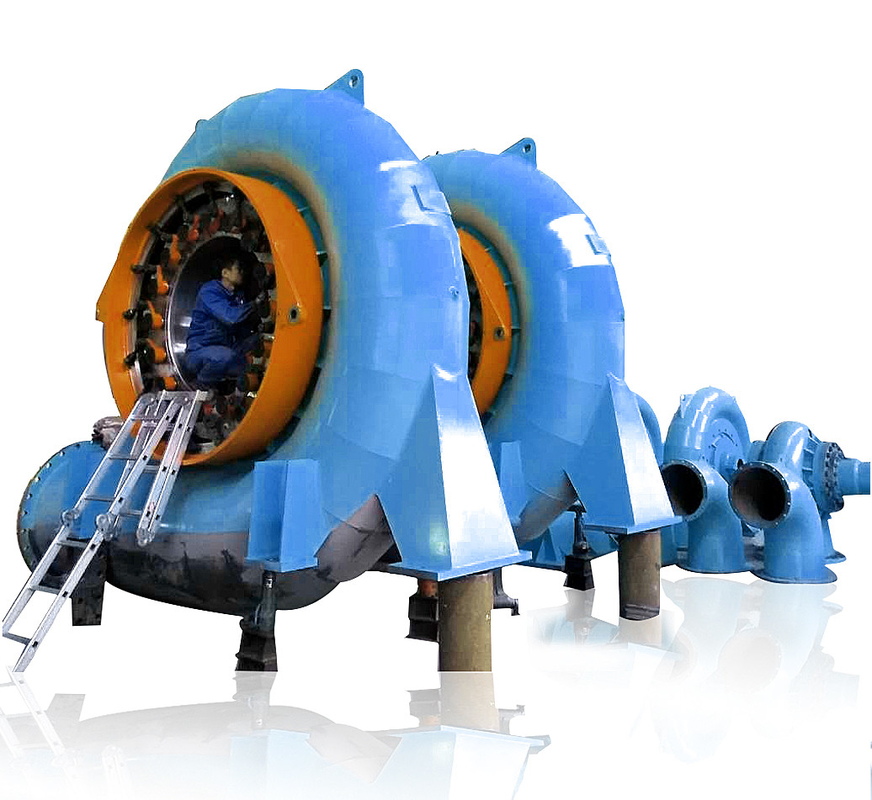 450-1000 RPM Γεννήτρια υδροτουρμπίνης για διάφορες κεφαλές νερού