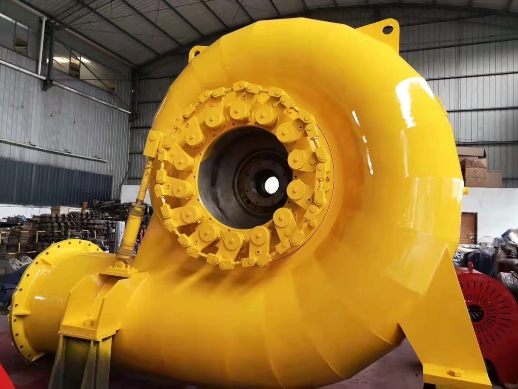 Καθορισμένη κεφαλή νερού από 20m έως 300m Impeller Francis Turbine Generator Ατσάλι