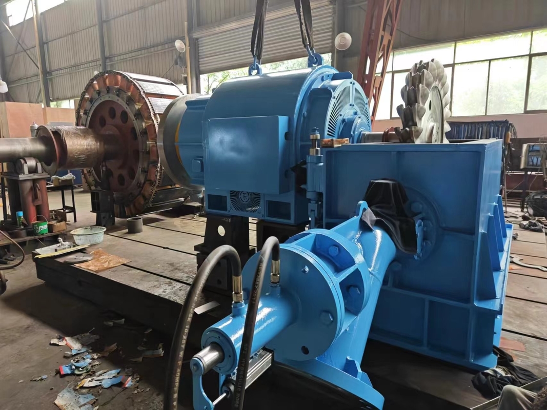 500-20 000kw Ατσάλινη Γεννήτρια Υδροτουρμπίνων για Παραγωγή Ενέργειας με Συχνότητα σε Διαφορετικές Πηγές