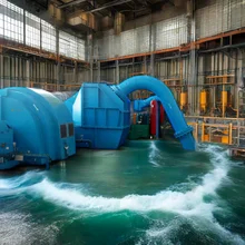 Προσαρμοσμένη ανθεκτικότητα Francis Turbine Generator Kaplan Hydro Turbine για διάφορες πηγές νερού