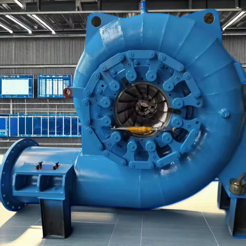 Γεννήτρια νερού 300KW-20MW Ηλεκτρική ισχύς Έκδοση Brushless Excitation Ψηλή εγκατάσταση 300-3000rpm Ταχύτητα