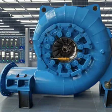 Φρέκβεντα 300KW-20MW Ατσάλι Φράνσις Γεννήτρια νερού για 20m-300M κεφαλή νερού