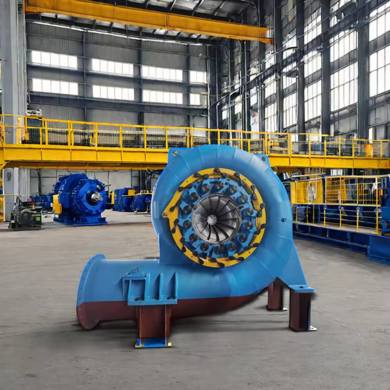 200kw-20mw Γεννήτρια υδροτουρμπίνων για διάφορες κεφαλές νερού 50HZ/60HZ Συχνότητα 450-1000rpm