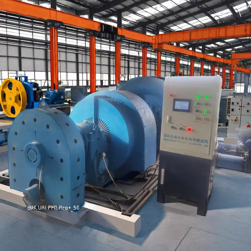 200kw-20mw Γεννήτρια υδροτουρμπίνων για διάφορες κεφαλές νερού 50HZ/60HZ Συχνότητα 450-1000rpm