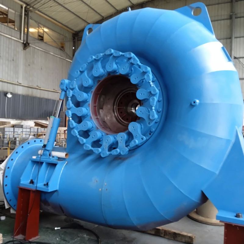 200kW - 20MW χάλυβα και ανοξείδωτο χάλυβα κατασκευή Francis υψηλής κεφαλής υδροτριβάνι με αντοχή