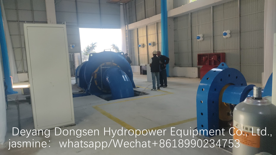 Ψηλή ή οριζόντια 1000kw Francis γεννήτρια υδρατρούβλας με αυτόματο έλεγχο