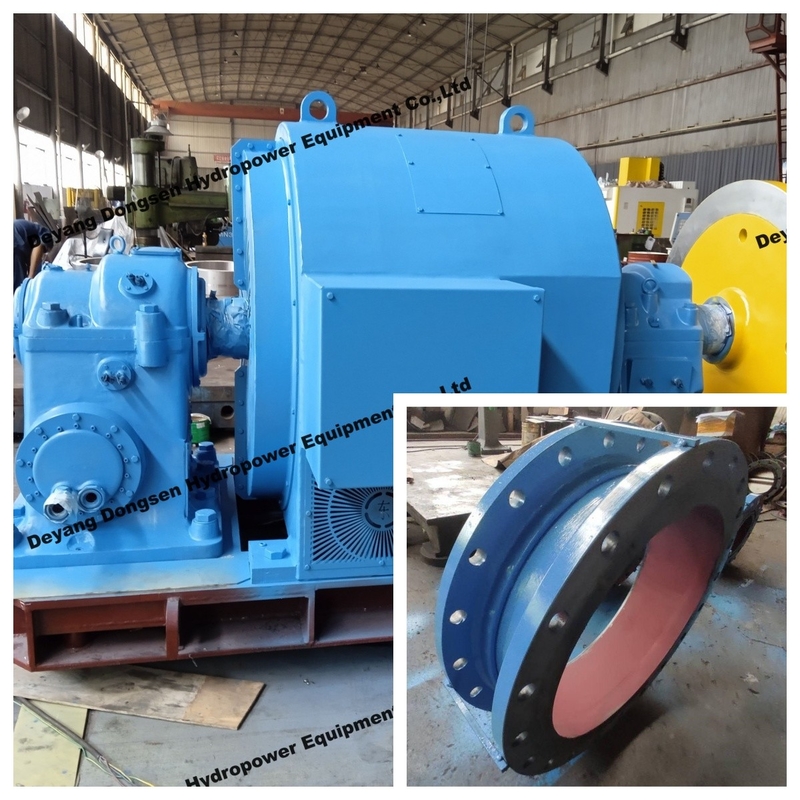 Χάλυβα υδροτουρμπίνη Brushless Generator Εγκατάσταση Ενθουσιασμού για 5m-500m κεφαλή νερού