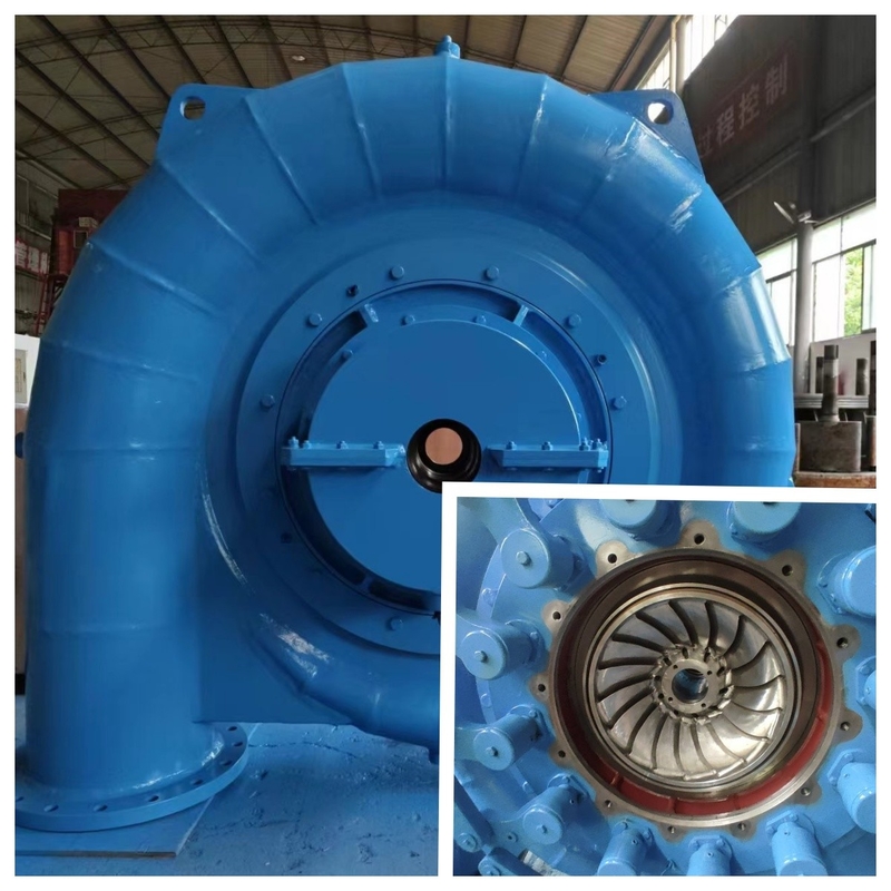 Χάλυβα υδροτουρμπίνη Brushless Generator Εγκατάσταση Ενθουσιασμού για 5m-500m κεφαλή νερού