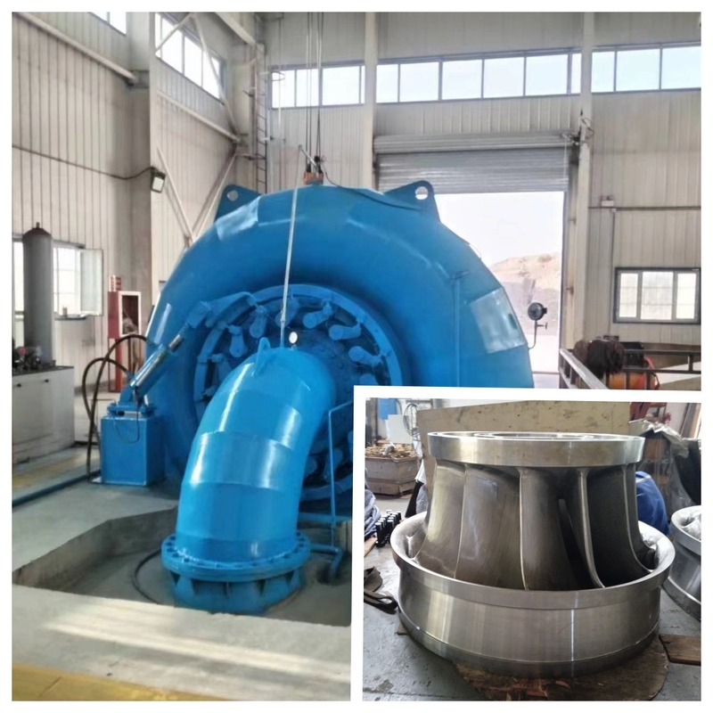 Χάλυβα υδροτουρμπίνη Brushless Generator Εγκατάσταση Ενθουσιασμού για 5m-500m κεφαλή νερού