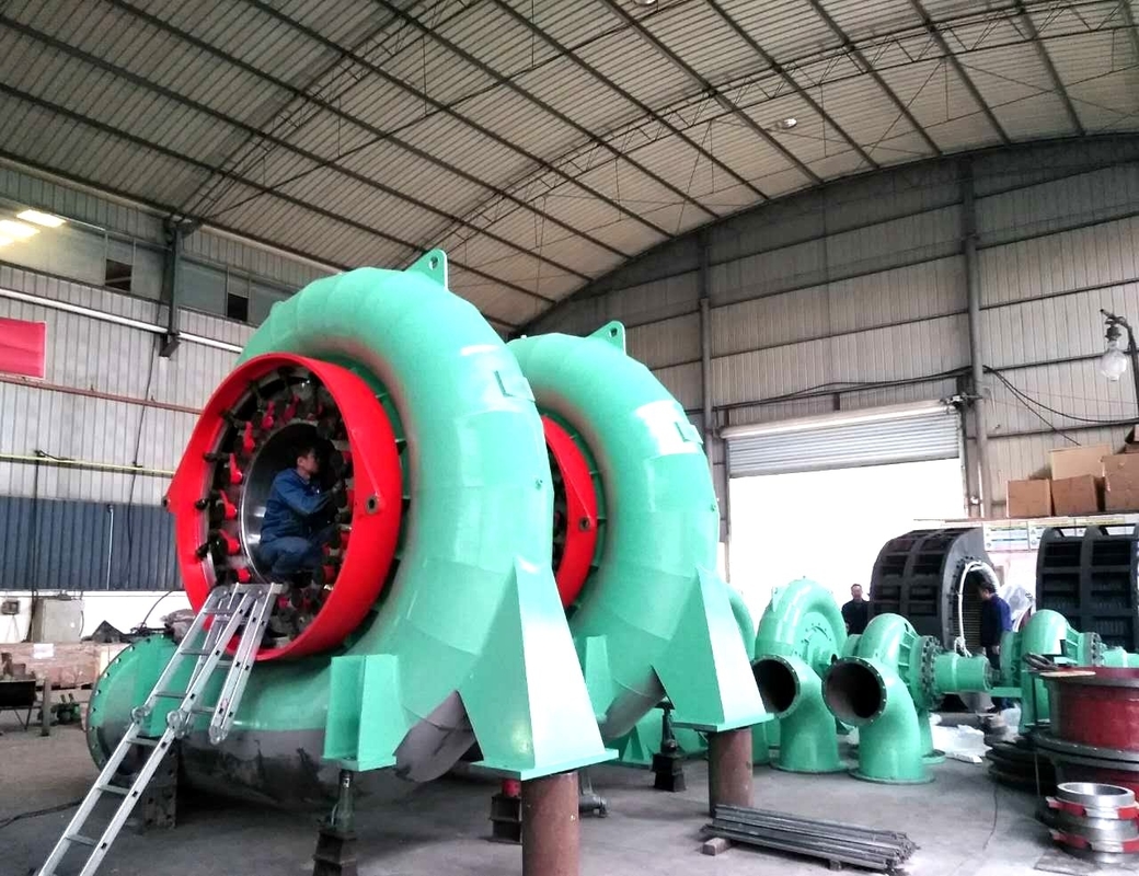 300kw-20mw Francis Hydroturbine Generator για ειδική κεφαλή Προσαρμόσιμη χωρητικότητα με συχνότητα 50HZ/60HZ