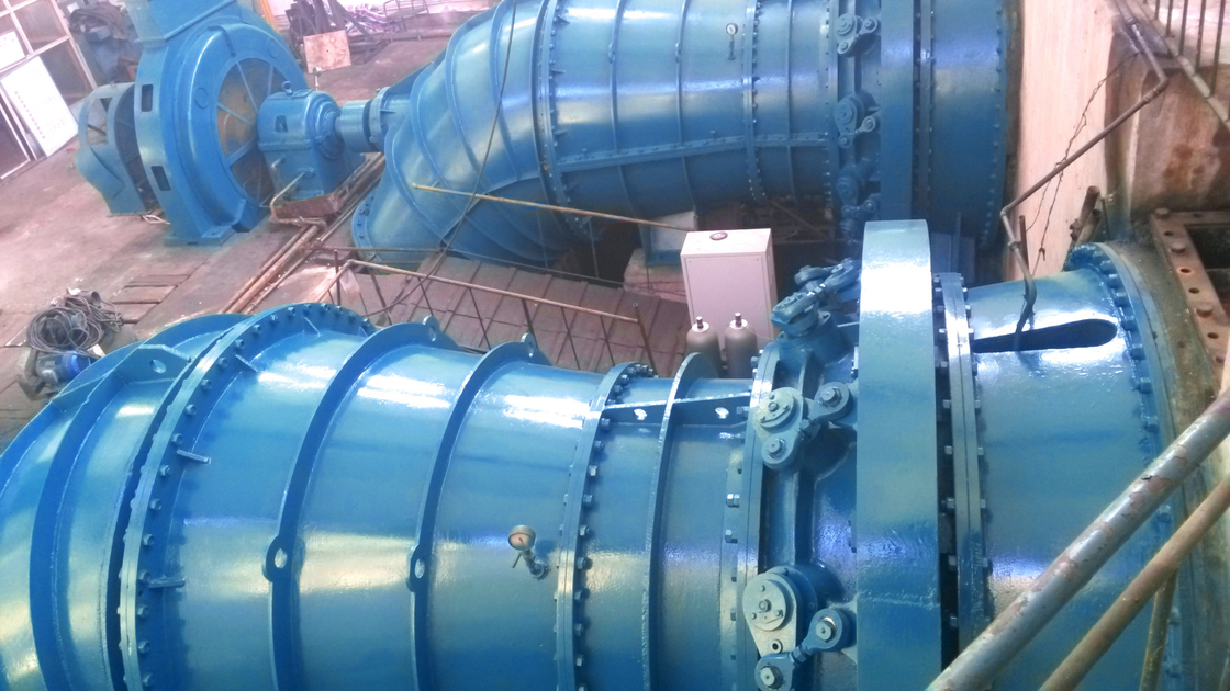 0.5 MW-20MW ισχύς Ηλεκτρογεννήτης τουρμπίνης Pelton με οριζόντια εγκατάσταση και σύστημα στατικής διέγερσης