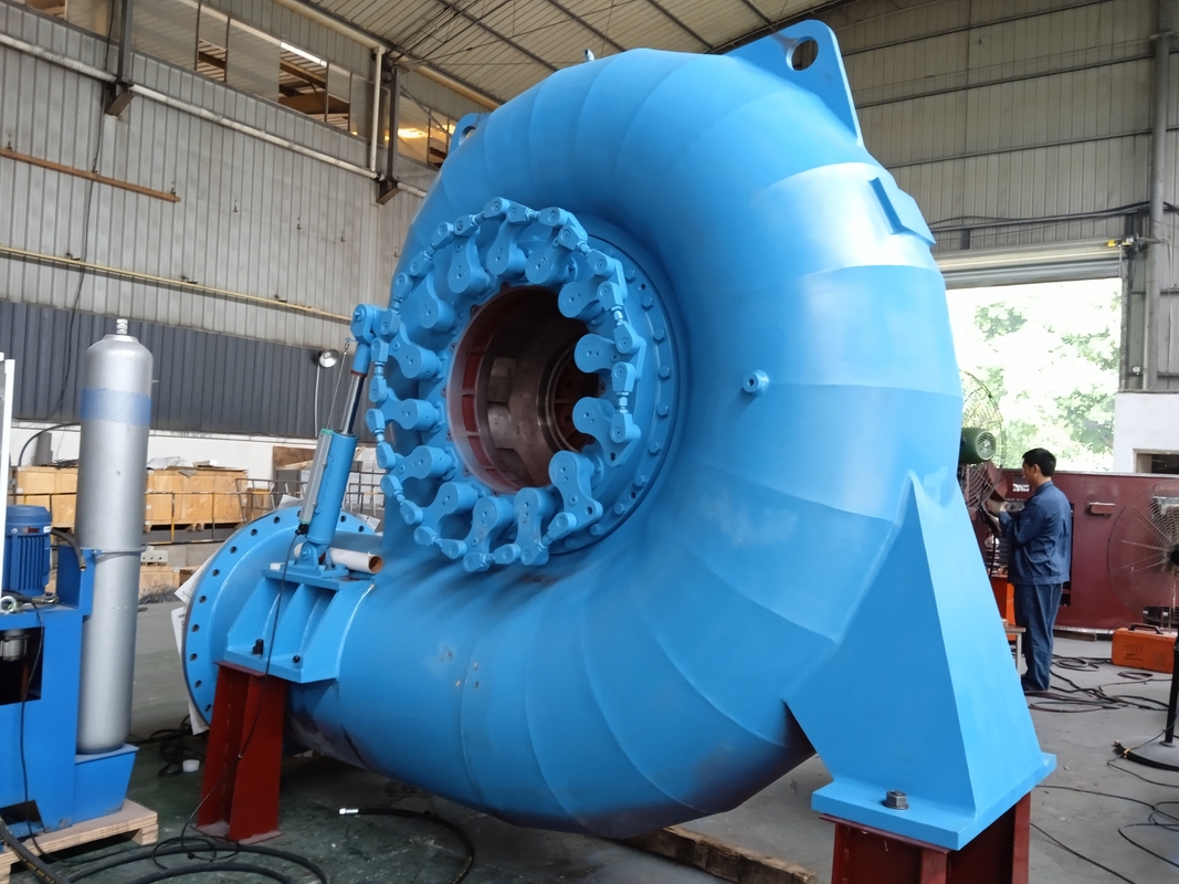 DN2250-3200mm διάμετρος σωλήνα Francis γεννήτρια τουρμπίνης με σύστημα ελέγχου αυτοματισμού και ψύξη αέρα / νερού