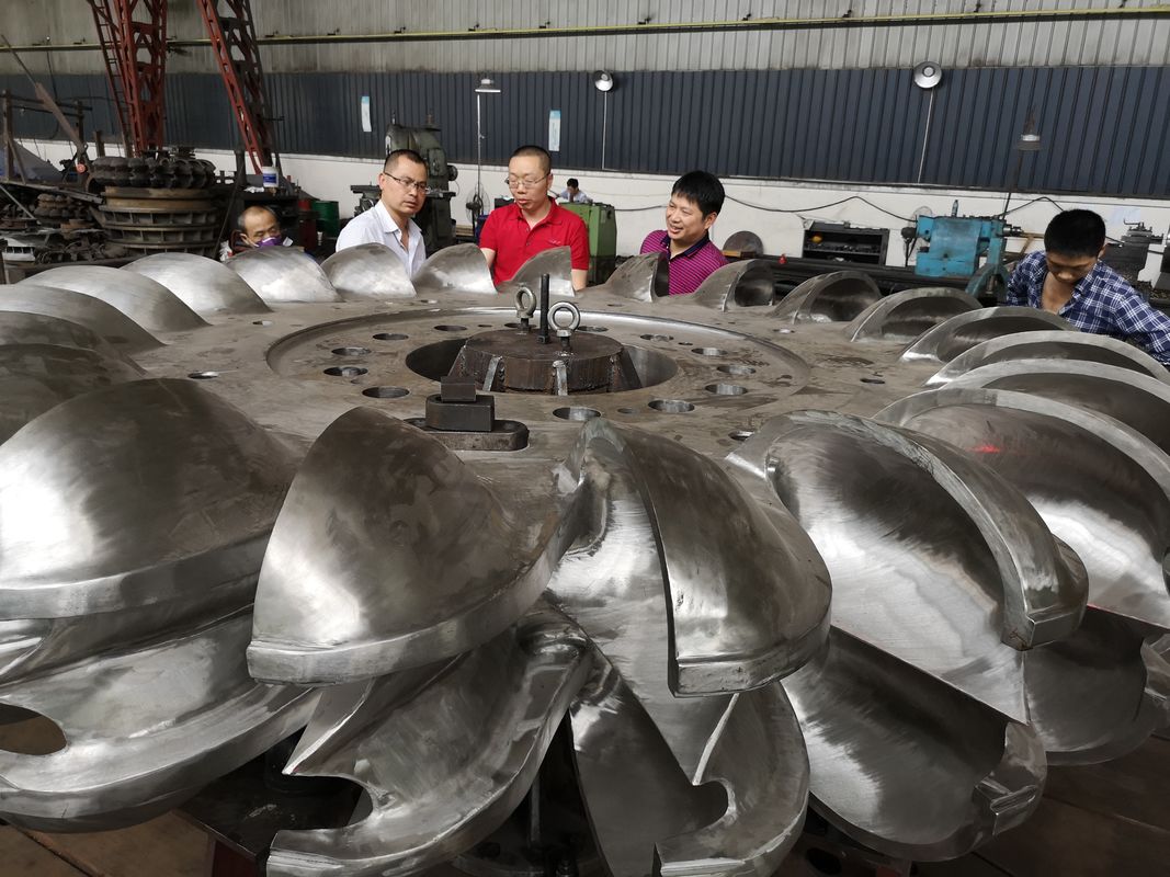 Προσαρμοσμένος διάμετρος εισόδου 1-5 μέτρα Υδροτουρμπίνη τρέχων με και ονομαστική ταχύτητα του ρότορα 100rpm 200rpm 300rpm 500rpm 1000rpm