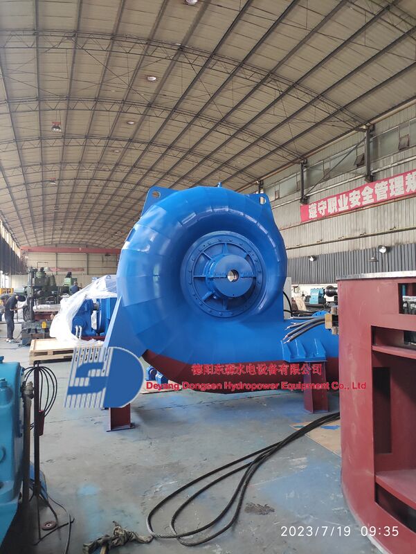 Τρόπος αυτόματου ελέγχου Φράνσις Γεννήτρια τουρμπίνης με εύρος ταχύτητας 150RPM έως 1000RPM και Carbon Steel Volute για υδροηλεκτρική ενέργεια