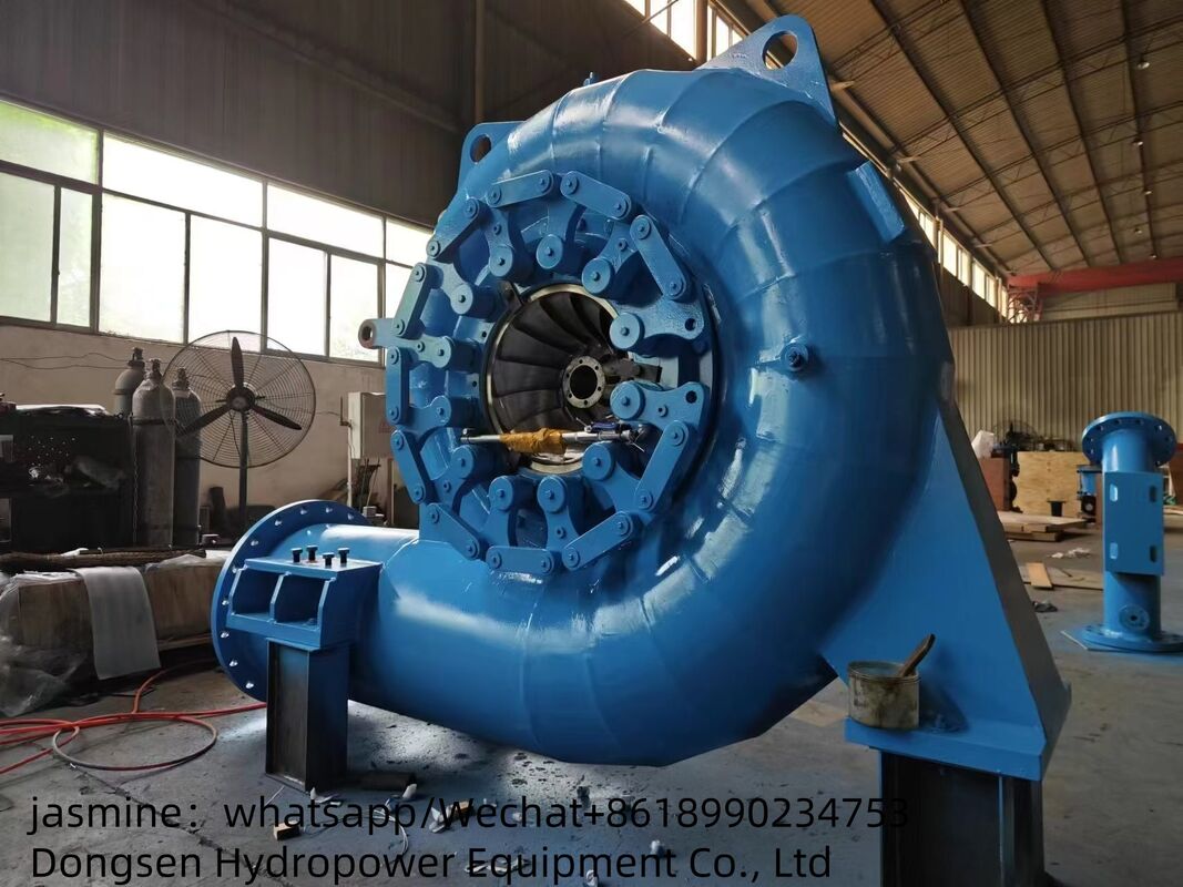 Γεννήτρια στρόβιλου Francis 450-1000 σ.α.λ. με Μικροεπεξεργαστή Ρυθμιστή και Προστασία IP54 για Υδροηλεκτρικούς Σταθμούς