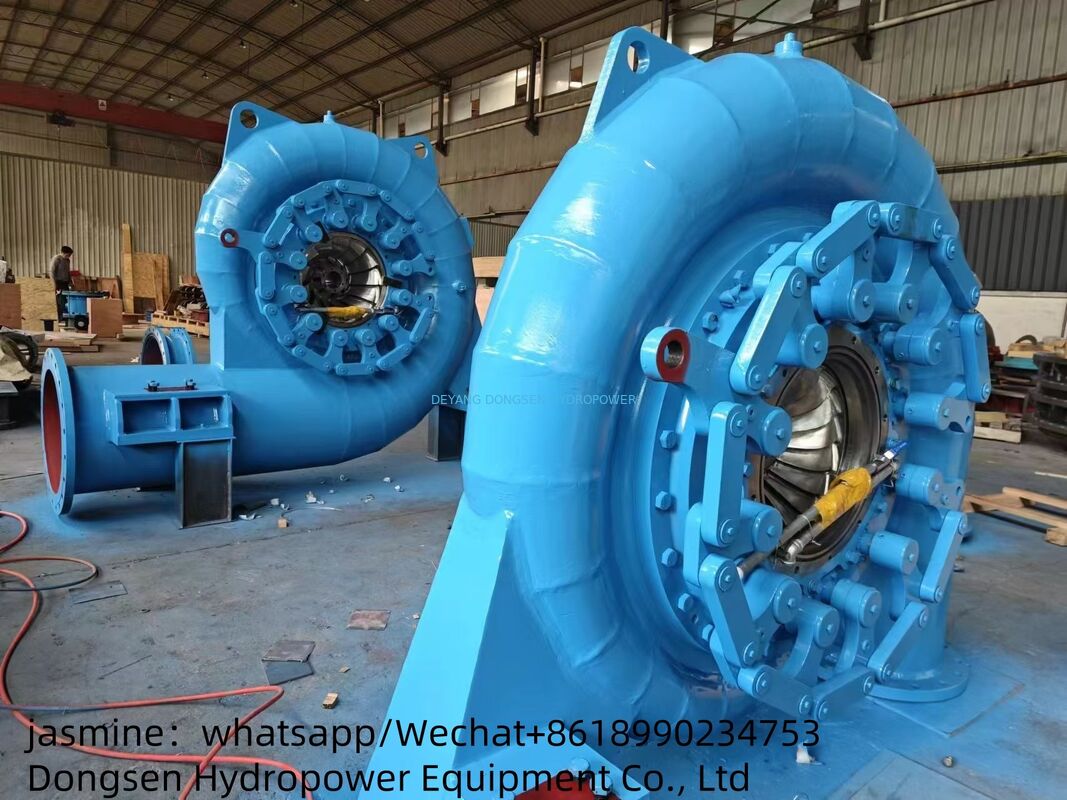 PLC Controlled Francis Hydro Turbine Generator Set IP54 Protection Microcomputer Governor for Hydropower Station