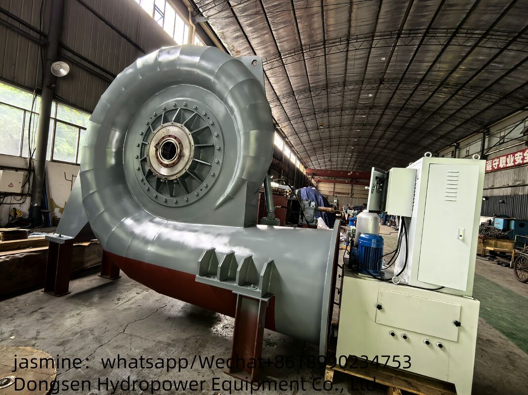 Αυτόματη λειτουργία ελέγχου Francis Water Turbine Generator Durable Hydroelectric Power Equipment for Renewable Energy Projects