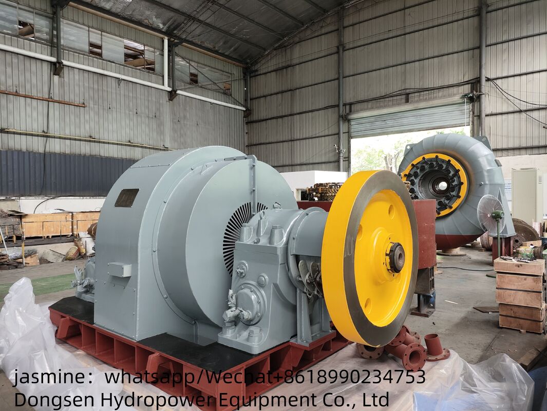 Αυτόματη λειτουργία ελέγχου Francis Water Turbine Generator Durable Hydroelectric Power Equipment for Renewable Energy Projects