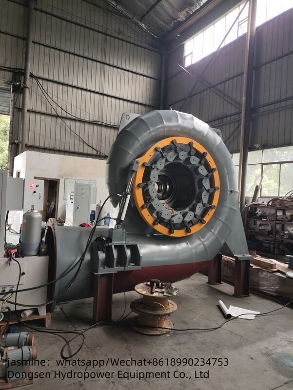 Αυτόματη λειτουργία ελέγχου Francis Water Turbine Generator Durable Hydroelectric Power Equipment for Renewable Energy Projects