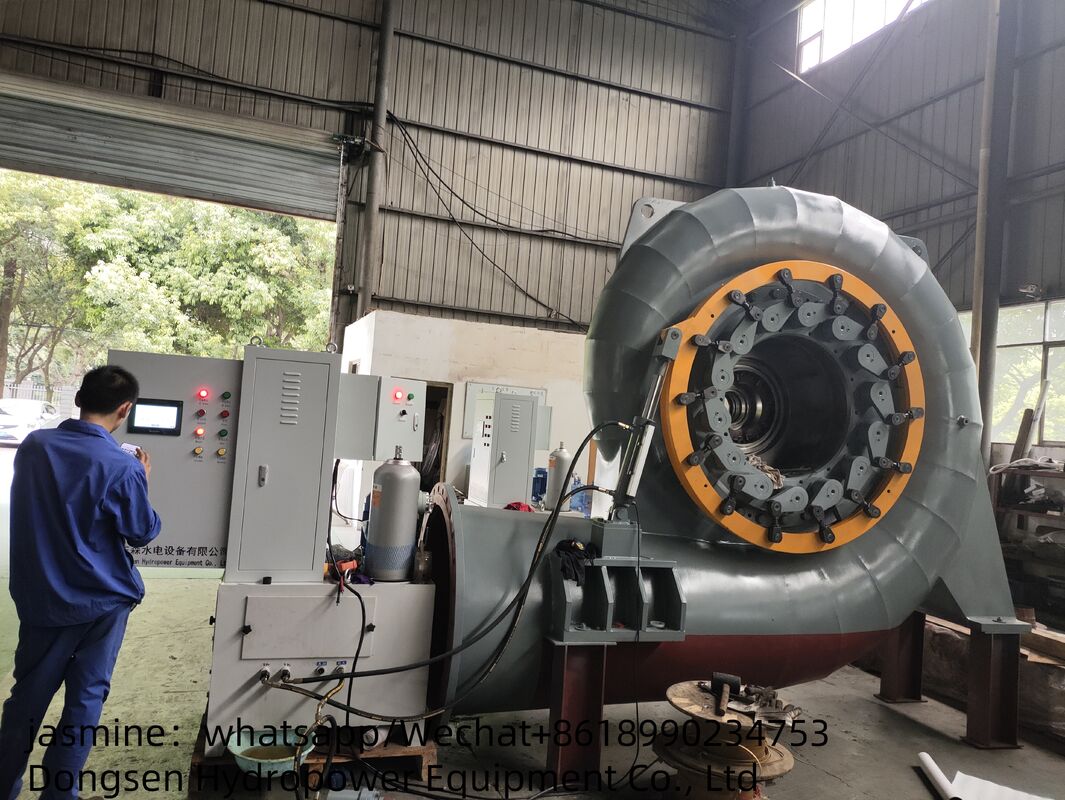 Αυτόματη λειτουργία ελέγχου Francis Water Turbine Generator Durable Hydroelectric Power Equipment for Renewable Energy Projects
