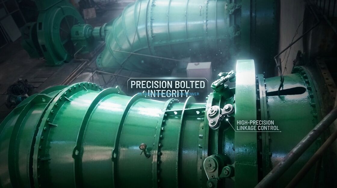 Tubular Micro Hydro Generator 200kW 375rpm S Type Low Head Standalone Power Plant