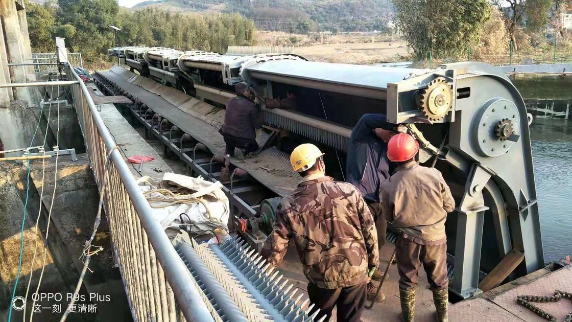 Μηχανή καθαρισμού σταθμών απορριμμάτων OEM με πάχος 4,5 έως 16 mm και διαστήματα πλέγματος 0,39 έως 15 mm για συντήρηση της πρόσληψης νερού