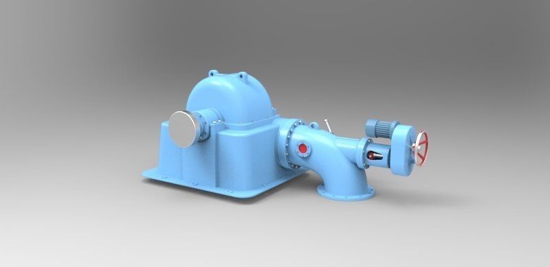 Turgo Turbine Generator with 30~50 Years Lifespan 3Phase/1phase and 200kW-10MW Rated Power for Continuous Operation