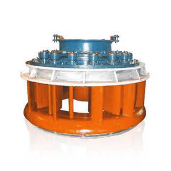 2000-10000kg Turgo Turbine Generator designed for Flow Rate 109 cubic meters per second Power Range 500 kilowatt to 70 megawatt energy production