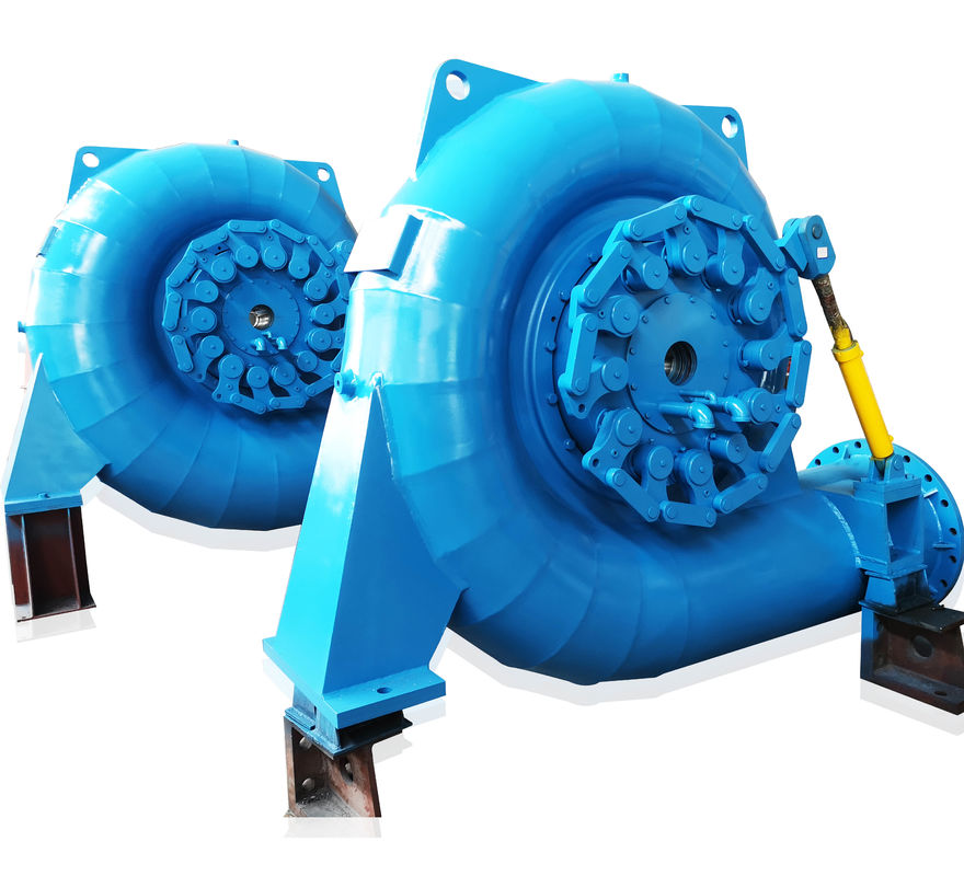 Περιοχή ταχύτητας 150RPM 1000RPM Γεννήτης υδροτουρμπίνης Francis Υποστήριξη ροής 3,21 έως 14,9 M3s Βιώσιμη παραγωγή ενέργειας