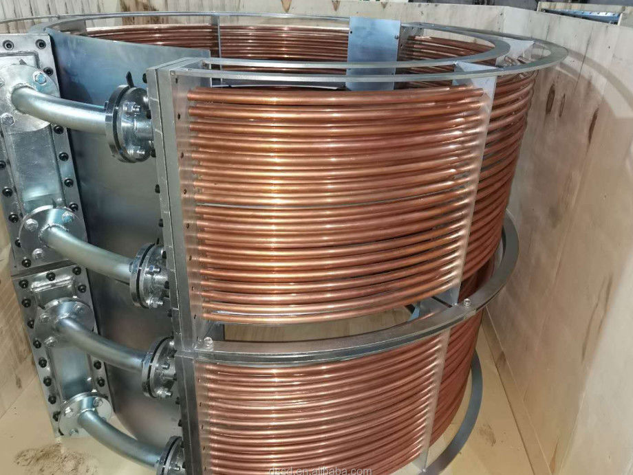 Εύρος θερμοκρασίας λειτουργίας 0-80°C Ψυγείο λαδιού Σχεδιασμένο για χειρισμό λαδιού 10-100 Kg Παρέχοντας ψύξη και σταθερότητα συστήματος