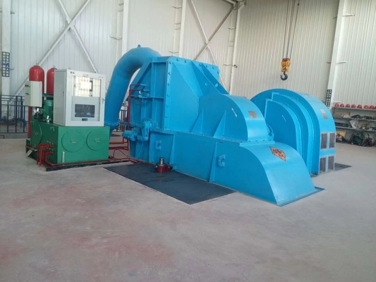 Ηλεκτρική ισχύς 200kw-20mw Γεννήτρια τουρμπίνης τύπου Pelton με λειτουργία διέγερσης θυρίστορα