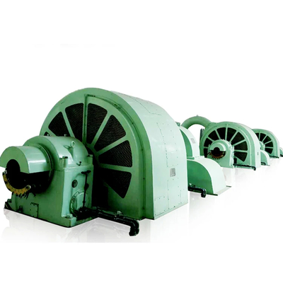 Περιοχή ταχυτήτων 500-3000r/min Γεννήτρια τουρμπίνας τροχού Pelton για υδροηλεκτρική ενέργεια