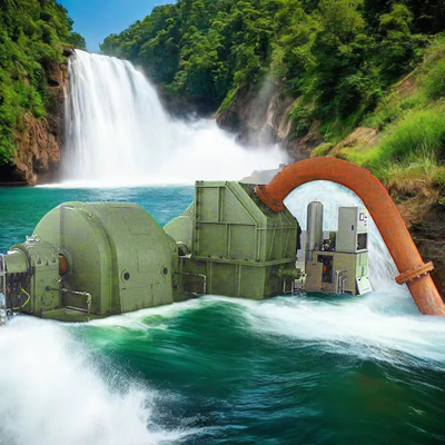Υψηλής τάσης υδραυλική ανεμογεννήτρια Pelton 6-10kV ονομαστική τάση 500-3000r/min ψύξη με αέρα/λάδι