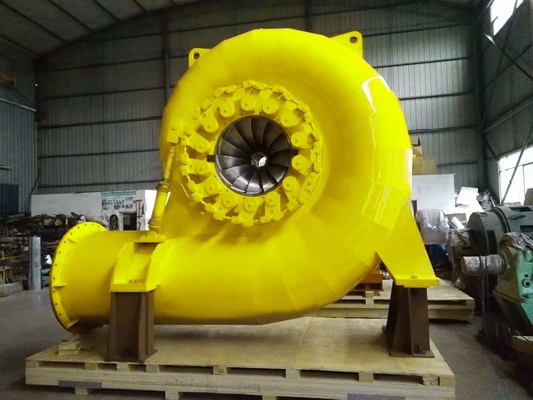 Δύναμη Stainless Steel Francis Turbine Generator 300KW-20MW Vertical or Horizontal Installation (Αναγκασμός κάθετου ή οριζόντου)