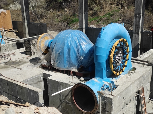 Δύναμη Γεννήτρια τουρμπίνης νερού 200kw-20mw Έκδοση 50Hz/60Hz Συχνότητα Brushless Excitation Αυτοματοποιημένο έλεγχο