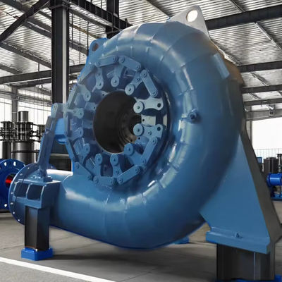 300KW-20MW Ατσάλι Φράνσις τουρμπίνα γεννήτρια Λειτουργεί σε 20m-300M νερό κεφαλή με 450-1000RPM