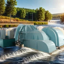 Προσαρμοσμένη μηχανική 100kw-50mw Pelton ενεργειακή γεννήτρια τουρμπίνης 50/60Hz με υψηλό κεφάλι