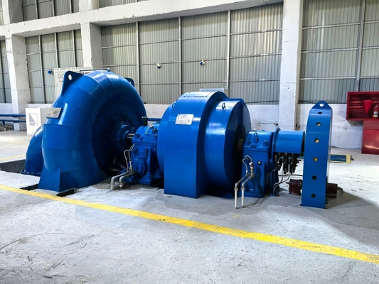 DN2250-3200mm διάμετρος σωλήνα Francis γεννήτρια τουρμπίνης με σύστημα ελέγχου αυτοματισμού και ψύξη αέρα / νερού
