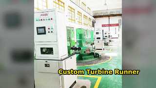 Custom Hydro Turbine Runner 150-1000 RPM