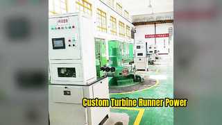 Custom Hydro Turbine Runner 150-1000 RPM